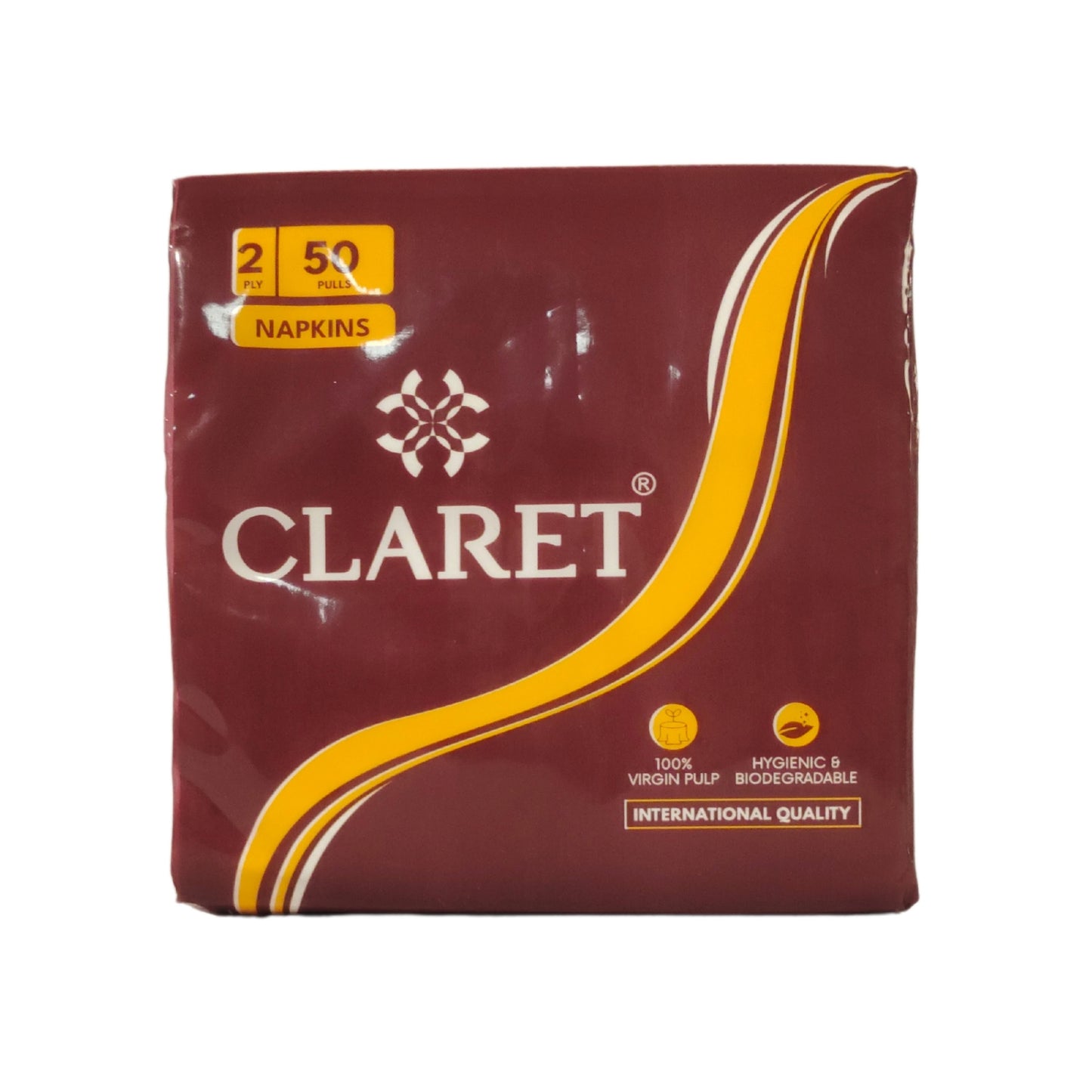 Claret 2 Ply Napkins - 50 Pulls