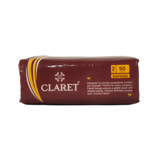 Claret 2 Ply Napkins - 50 Pulls