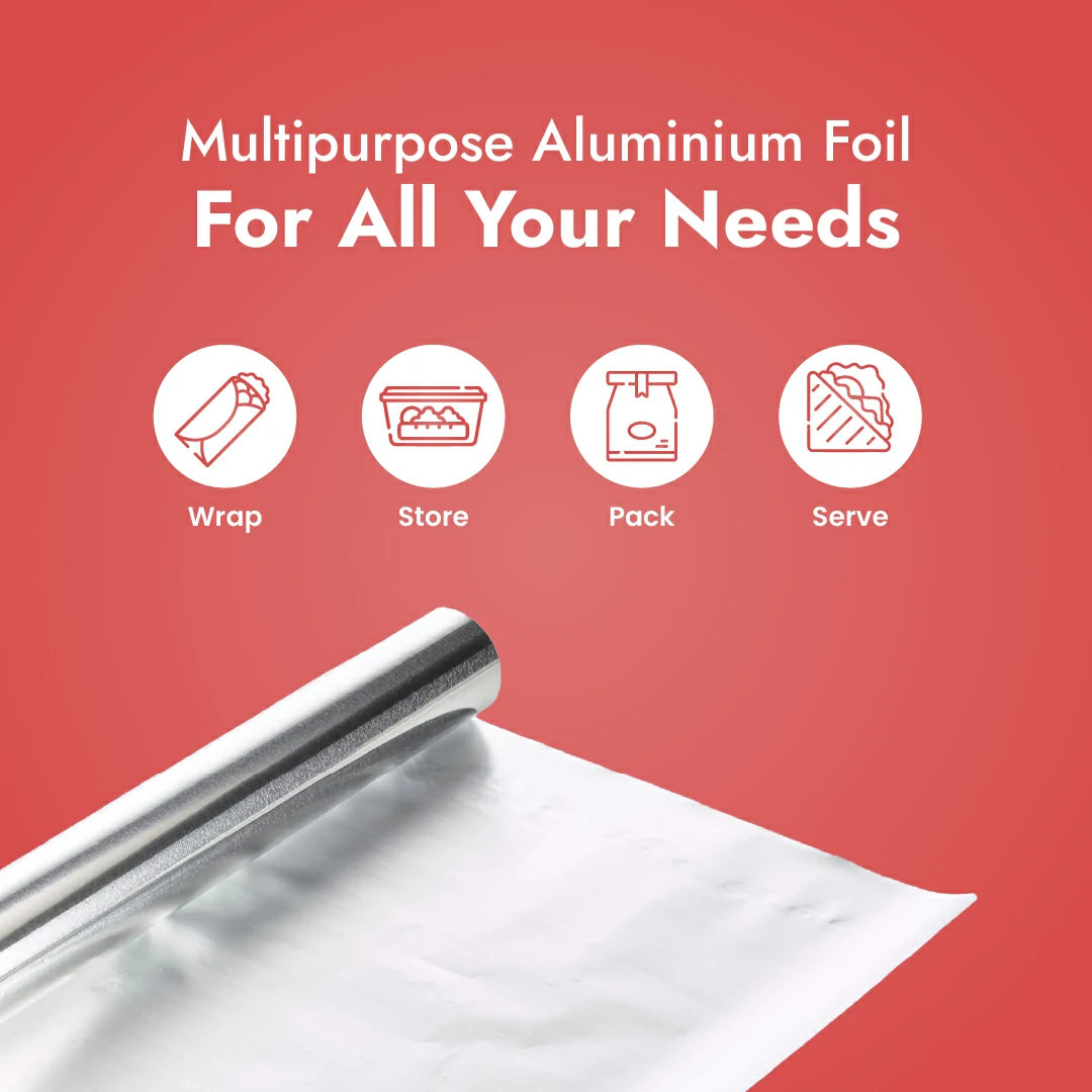 Claret Aluminium Foil Roll 18 Meter