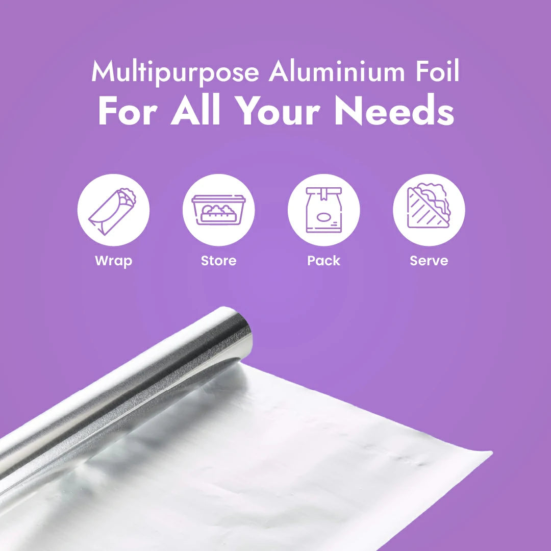 Claret Aluminium Foil Roll 1 Kg. Gross