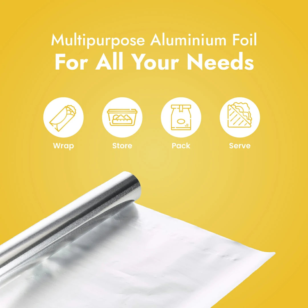 Claret Aluminium Foil Roll 25 Meter