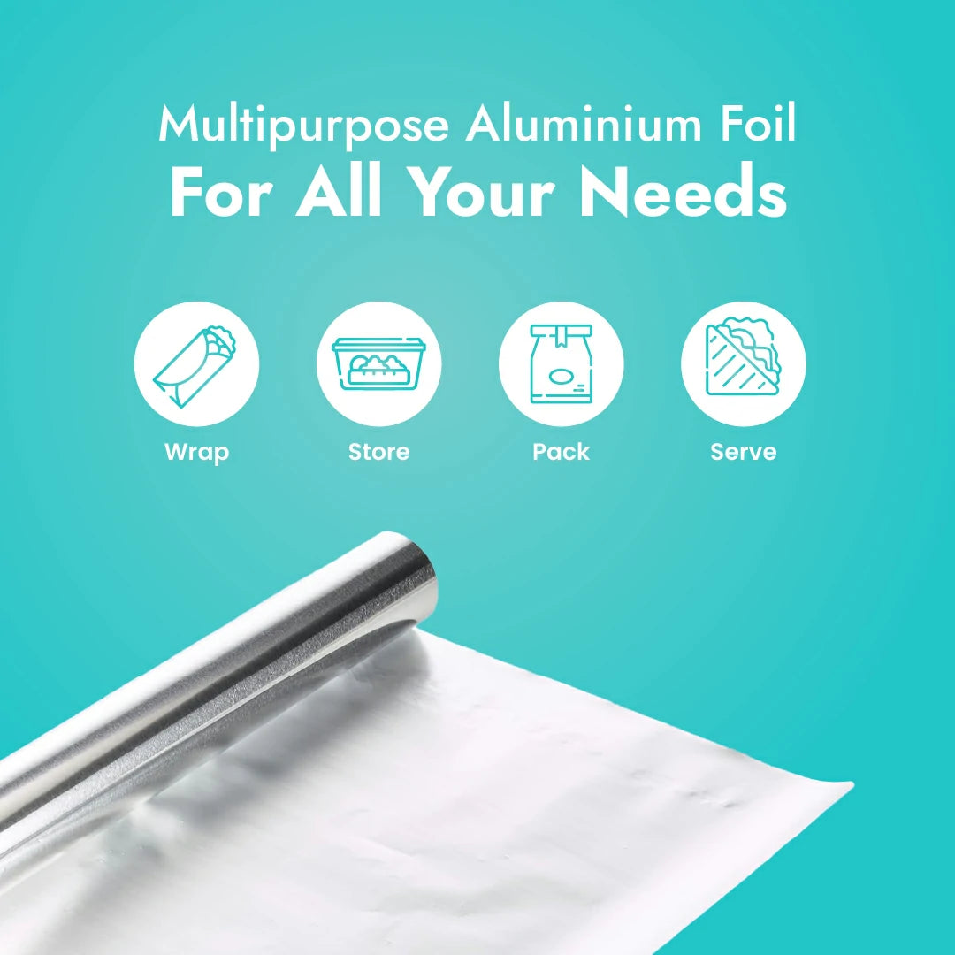 Claret Aluminium Foil Roll 9 Meter