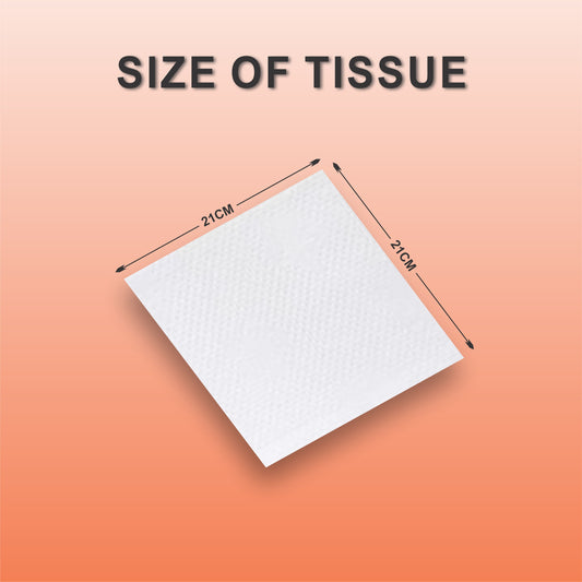 Claret 1 Ply M-Fold Sheet - 125 Sheets