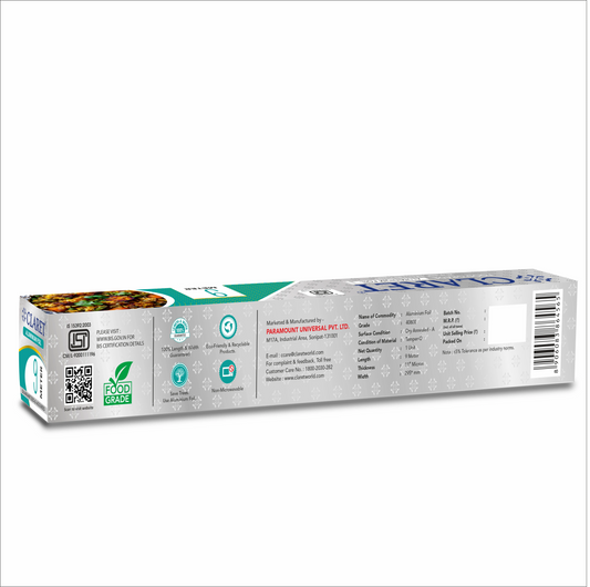 Claret Aluminium Foil Roll 9 Meter