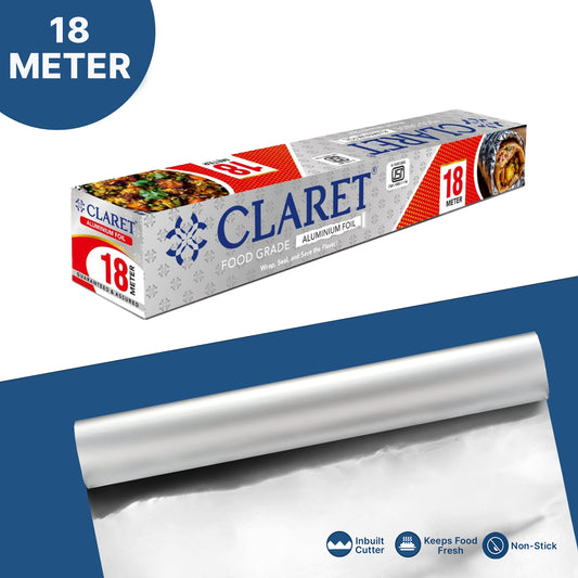 Claret Aluminium Foil Roll 18 Meter