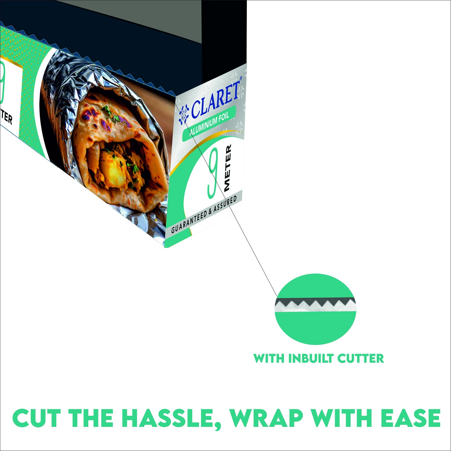 Claret Aluminium Foil Roll 9 Meter