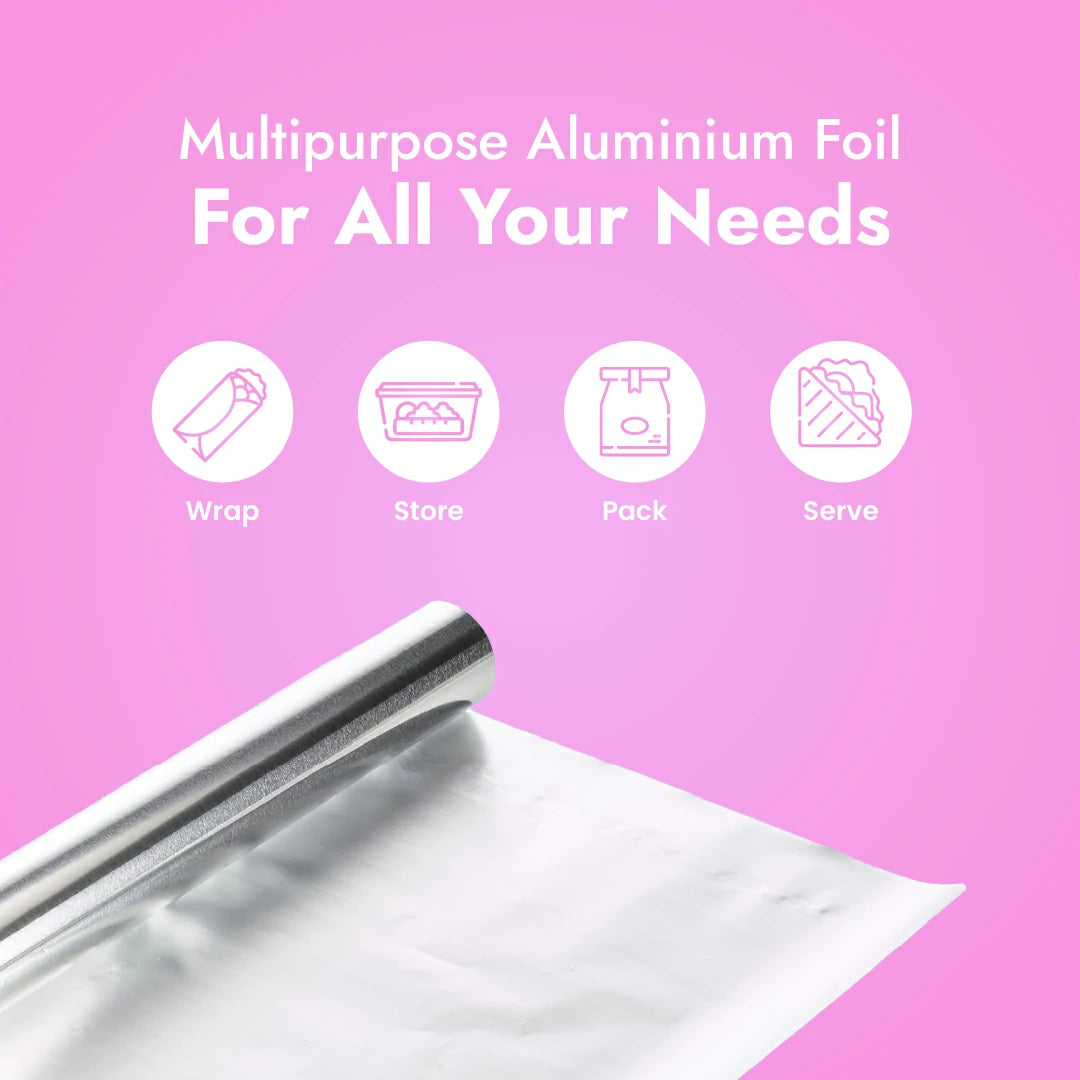 Claret Aluminium Foil Roll 1 Kg Net