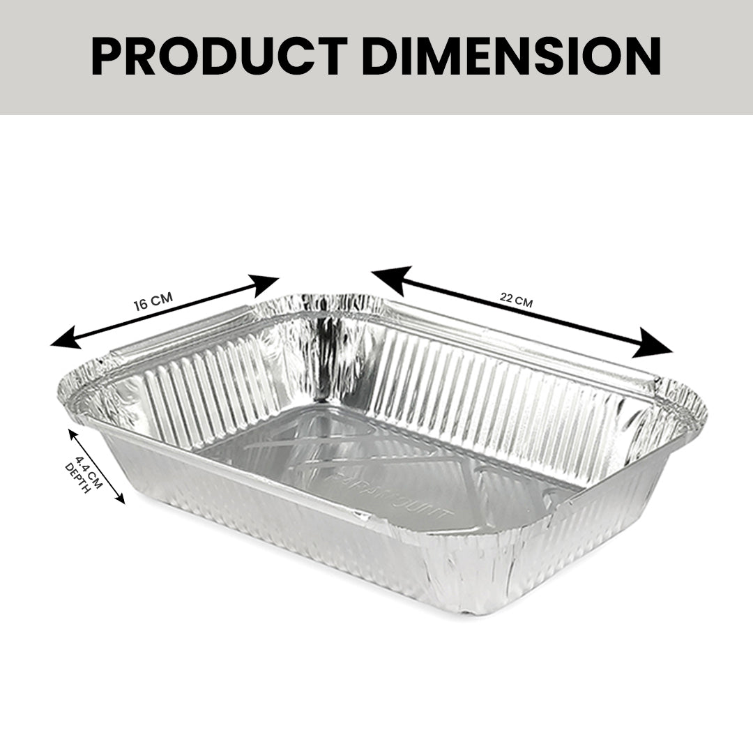 Claret Aluminium Food Container | 900 ml