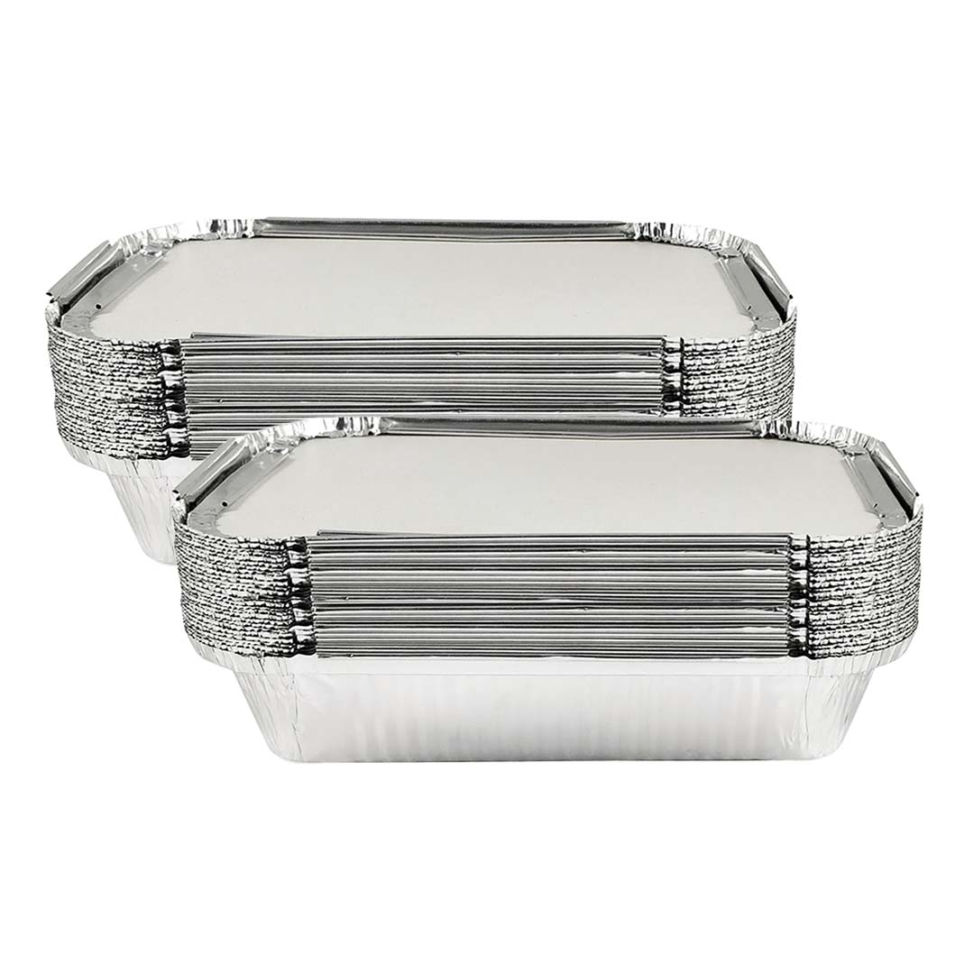 Claret Aluminium Food Container | 900 ml