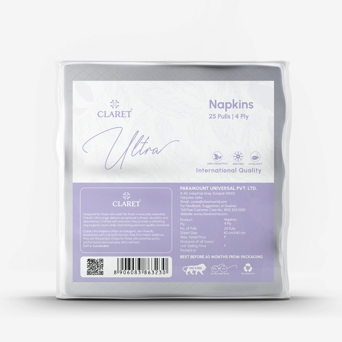 Claret Daily Use Hygiene Care Bundle (Set of 5)