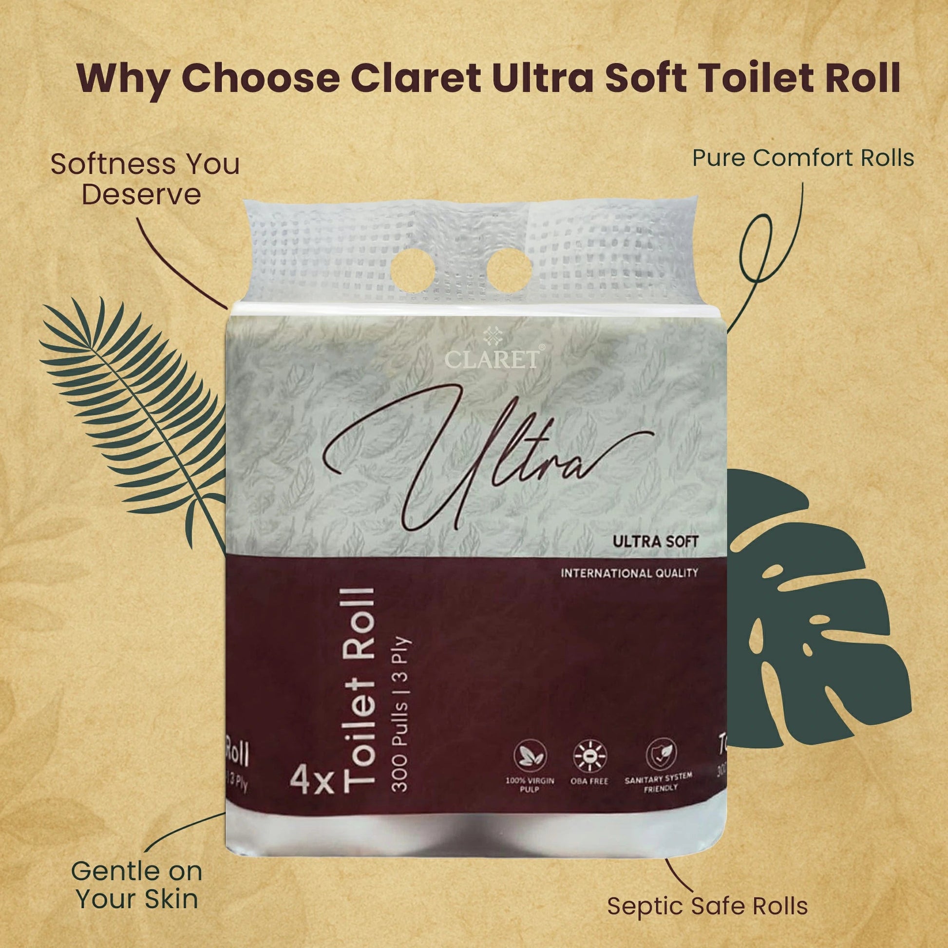 Claret Daily Use Hygiene Care Bundle (Set of 5)