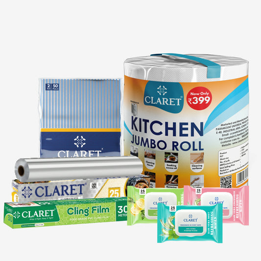 Claret Family Kitchen Saver Combo - 5 Must-Have Items