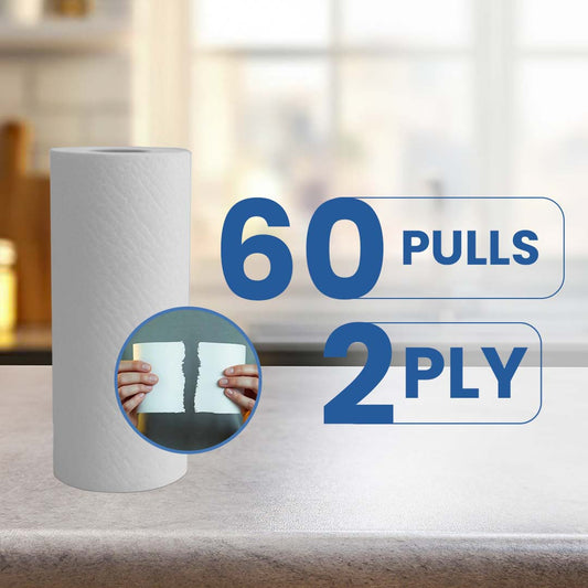 Claret Kitchen Towel 6 in 1 Combo 2 Ply 60 Pulls