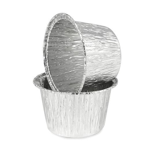 Claret Muffin Cup Aluminium Container | 75 ml
