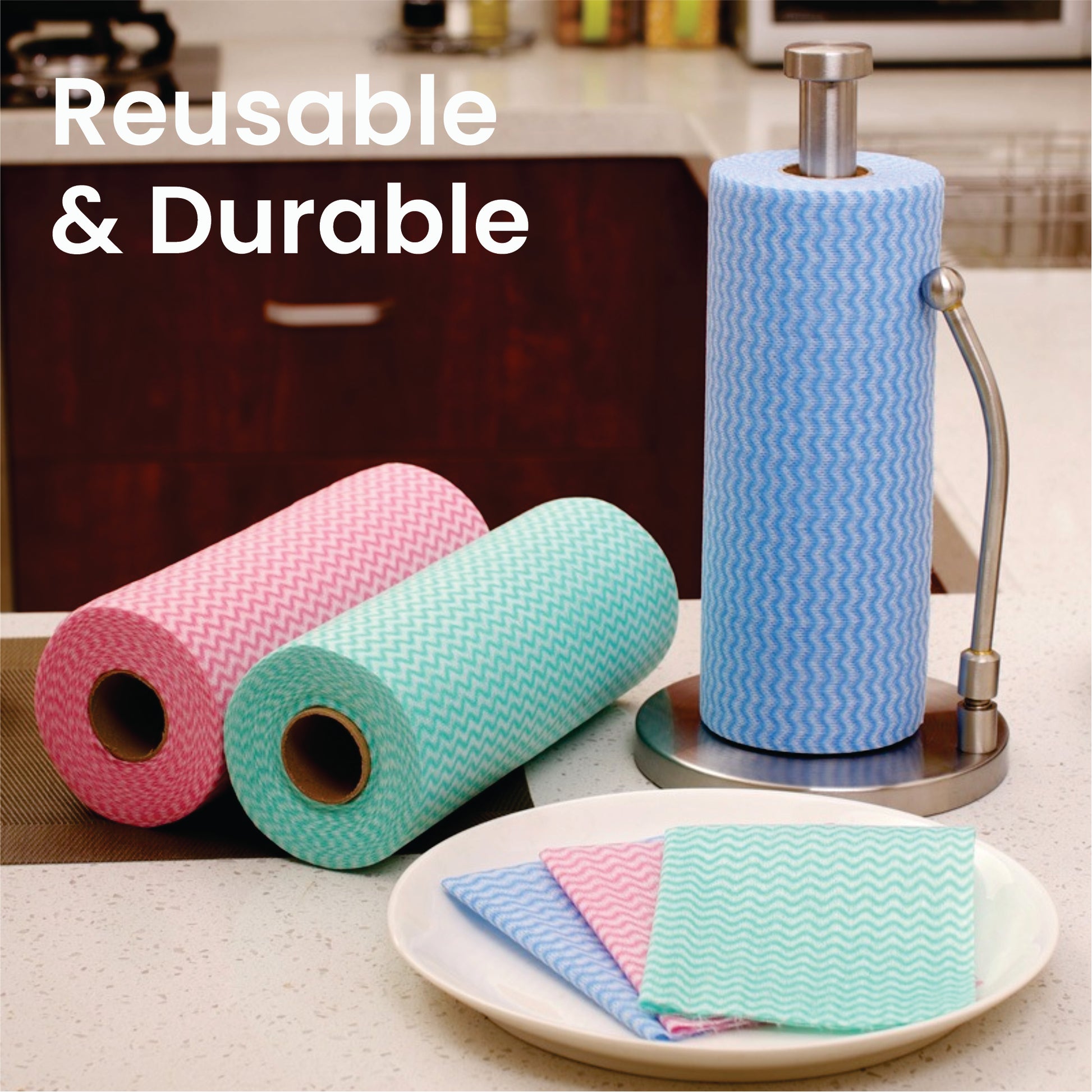 Claret Non-Woven Kitchen Towel 1 Ply 80 Pulls