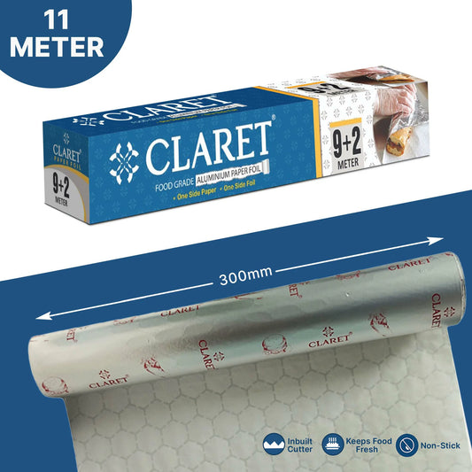 Claret Paper Foil Roll 9+2 Meter