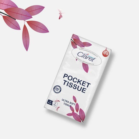 Claret Pocket Tissue 2 Ply | 10 Pull