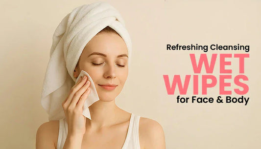Refreshing Cleansing Wet Wipes for Face & Body | Stay Fresh Anytime