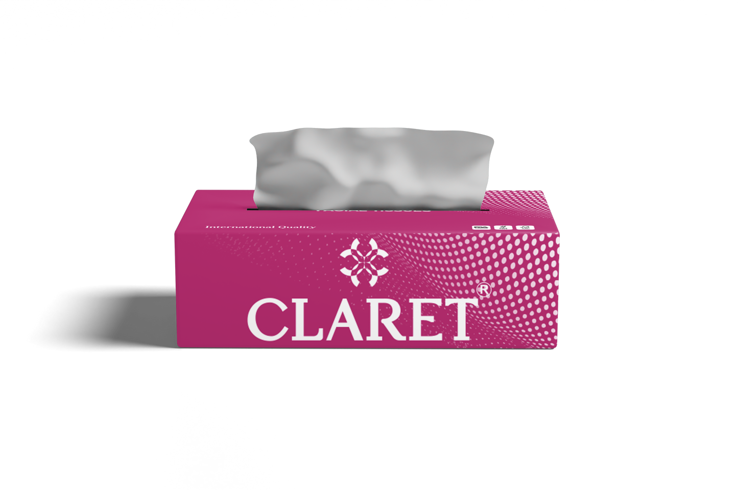 Claret Facial Tissue Single 2 Ply 100 Pulls (Assorted)