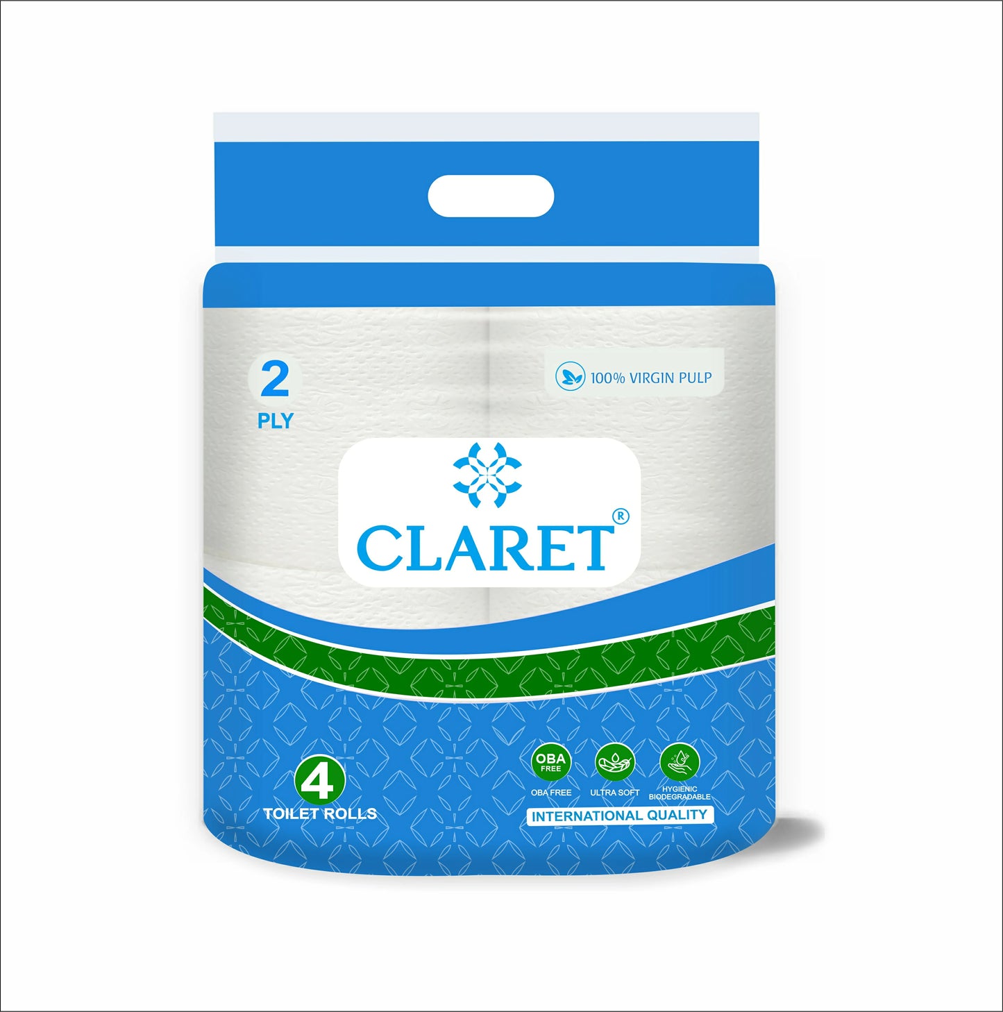 Claret Toilet Rolls 4 in 1 Combo 2 Ply 300 Pulls