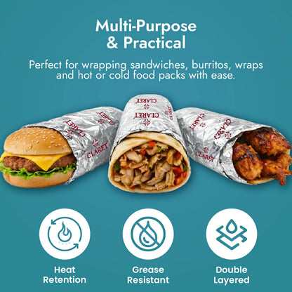 Claret 2-in-1 Paper & Aluminium Foil (1 Kg)