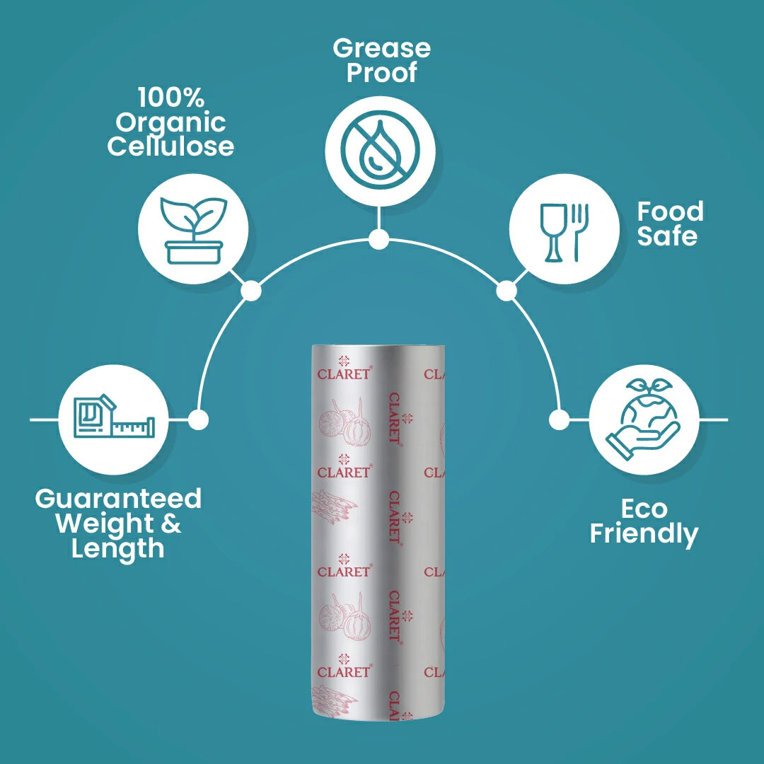 Claret 2-in-1 Paper & Aluminium Foil (1 Kg)