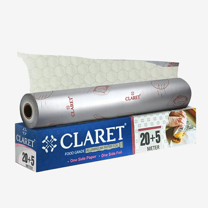 Claret 2-in-1 Paper & Aluminium Foil (20+5 Meter)
