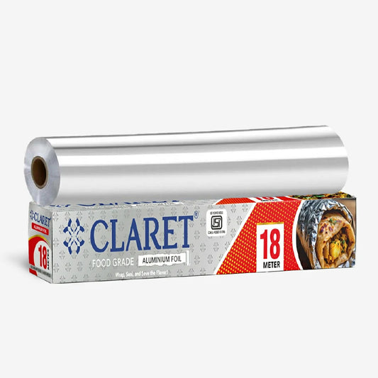Claret Aluminium Foil Roll 18 Meter