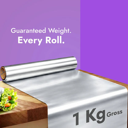 Claret Aluminium Foil Roll 1 Kg. Gross