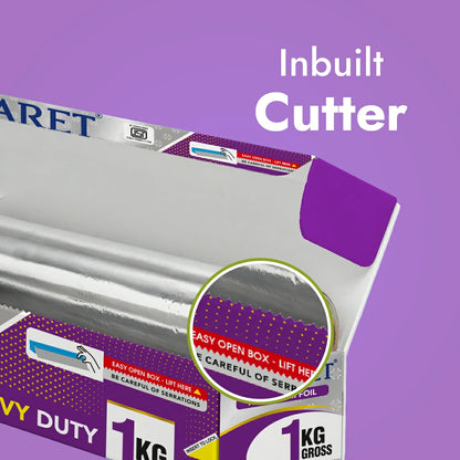 Claret Aluminium Foil Roll 1 Kg. Gross