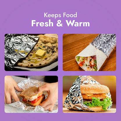 Claret Aluminium Foil Roll 1 Kg. Gross