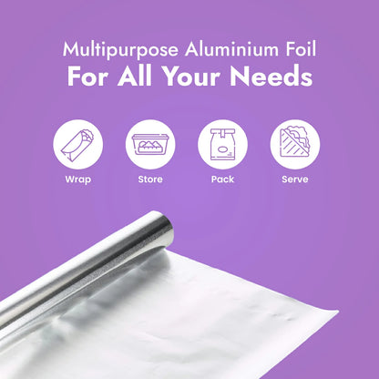 Claret Aluminium Foil Roll 1 Kg. Gross