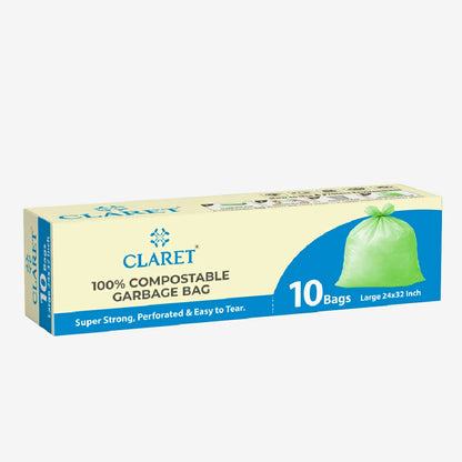 Claret Compostable Garbage Bags | Large | 24 x 32 Inch