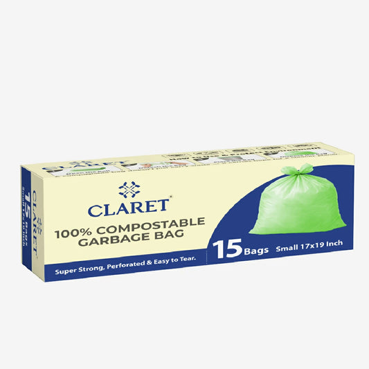 Claret Compostable Garbage Bags | Small | 17 x 19 Inch