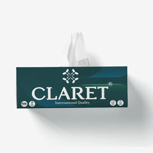 Claret Facial Tissue 2 Ply 200 Pulls (Assorted)