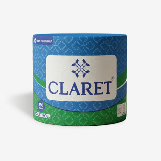 Claret Toilet Roll 2 Ply 150 Pulls