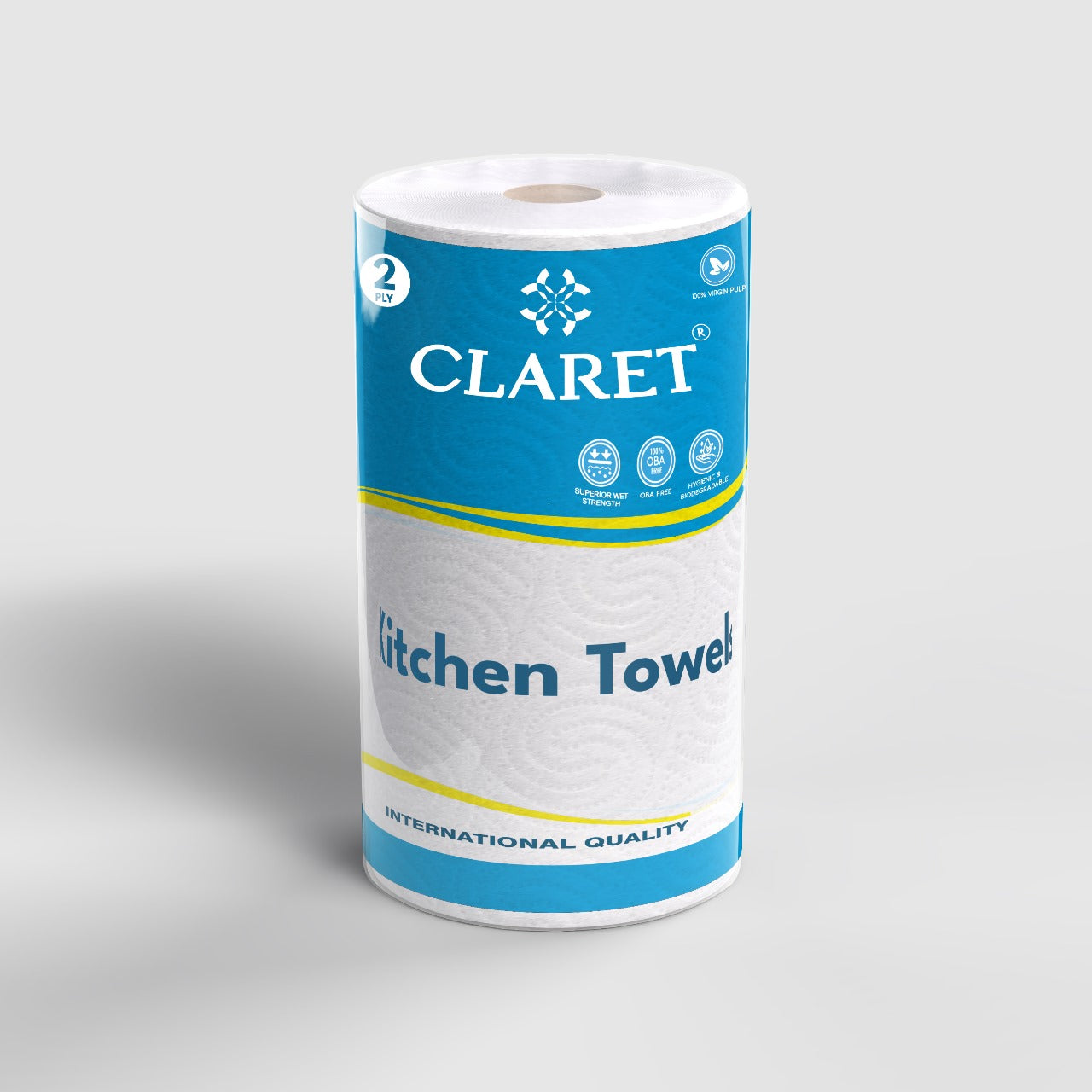 Claret 1 in 1 Kitchen Towel 2 Ply 60 Pulls