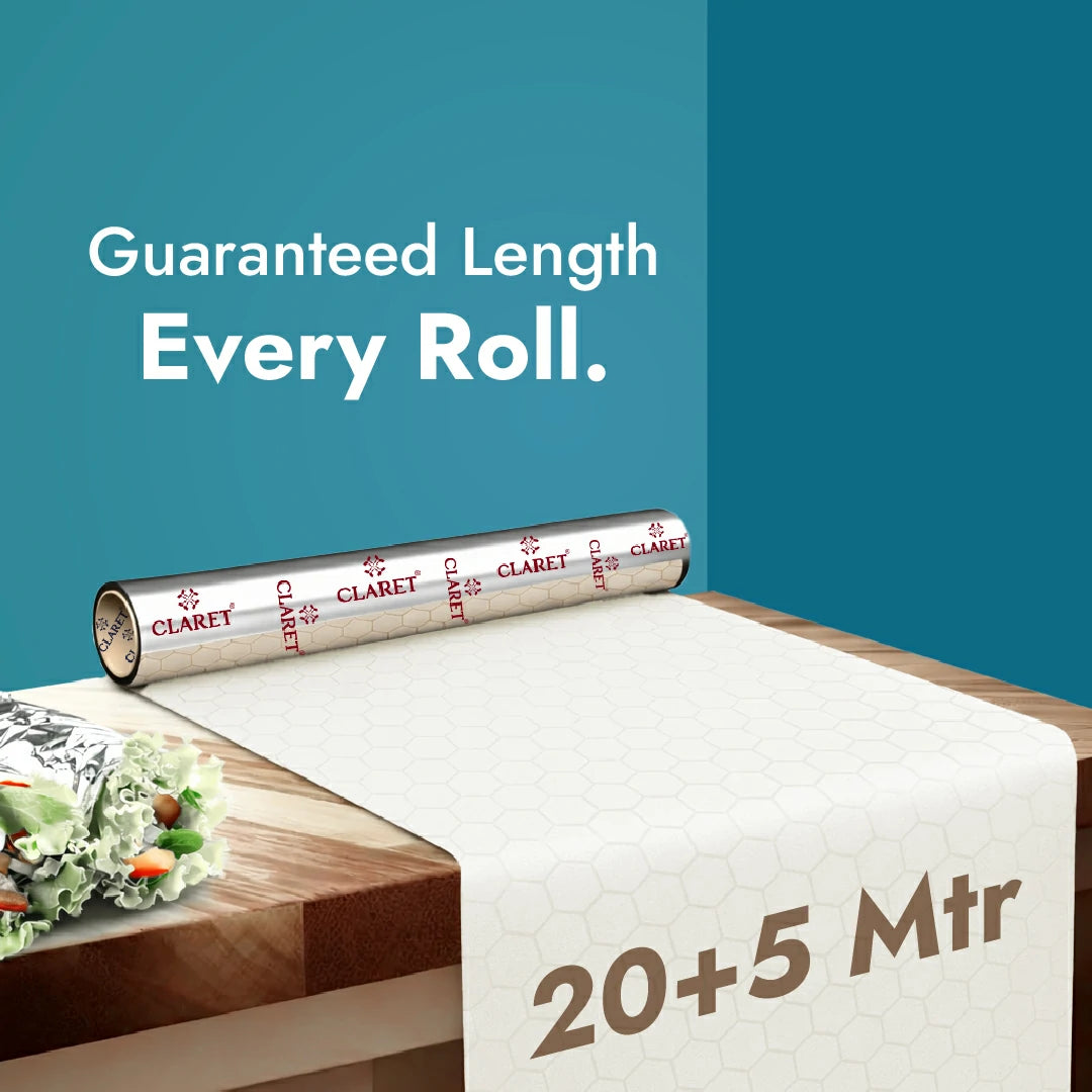 Claret 2-in-1 Paper & Aluminium Foil (20+5 Meter)