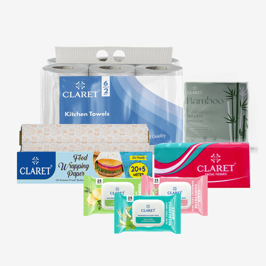 Claret All-In-One Kitchen Hygiene Combo (Set of 5)