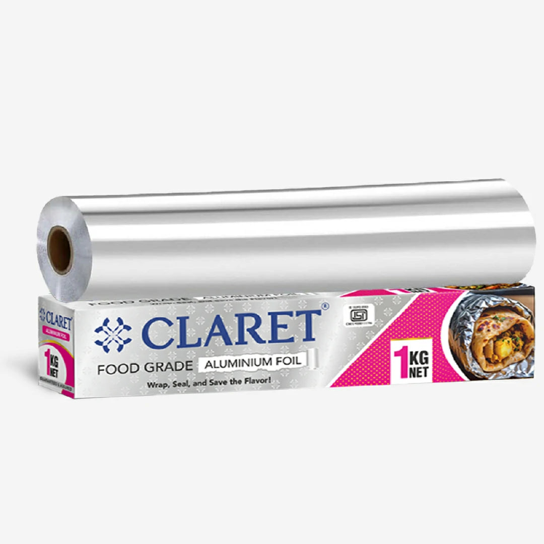 Claret Aluminium Foil Roll 1 Kg Net
