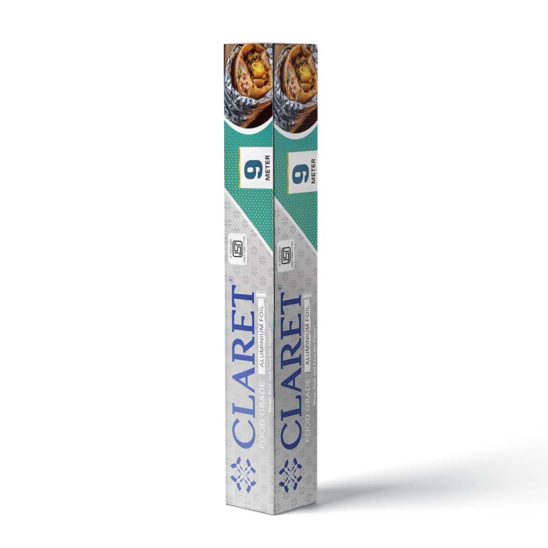 Claret Aluminium Foil Roll 9 Meter