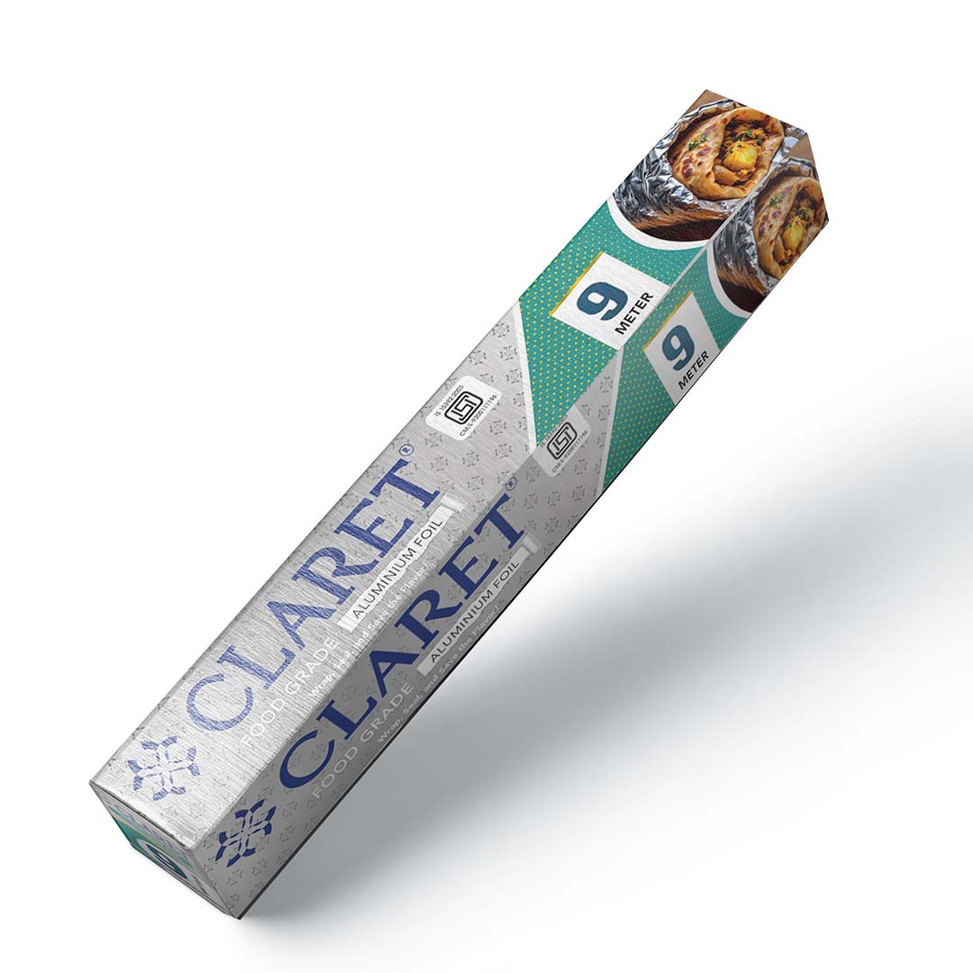 Claret Aluminium Foil Roll 9 Meter