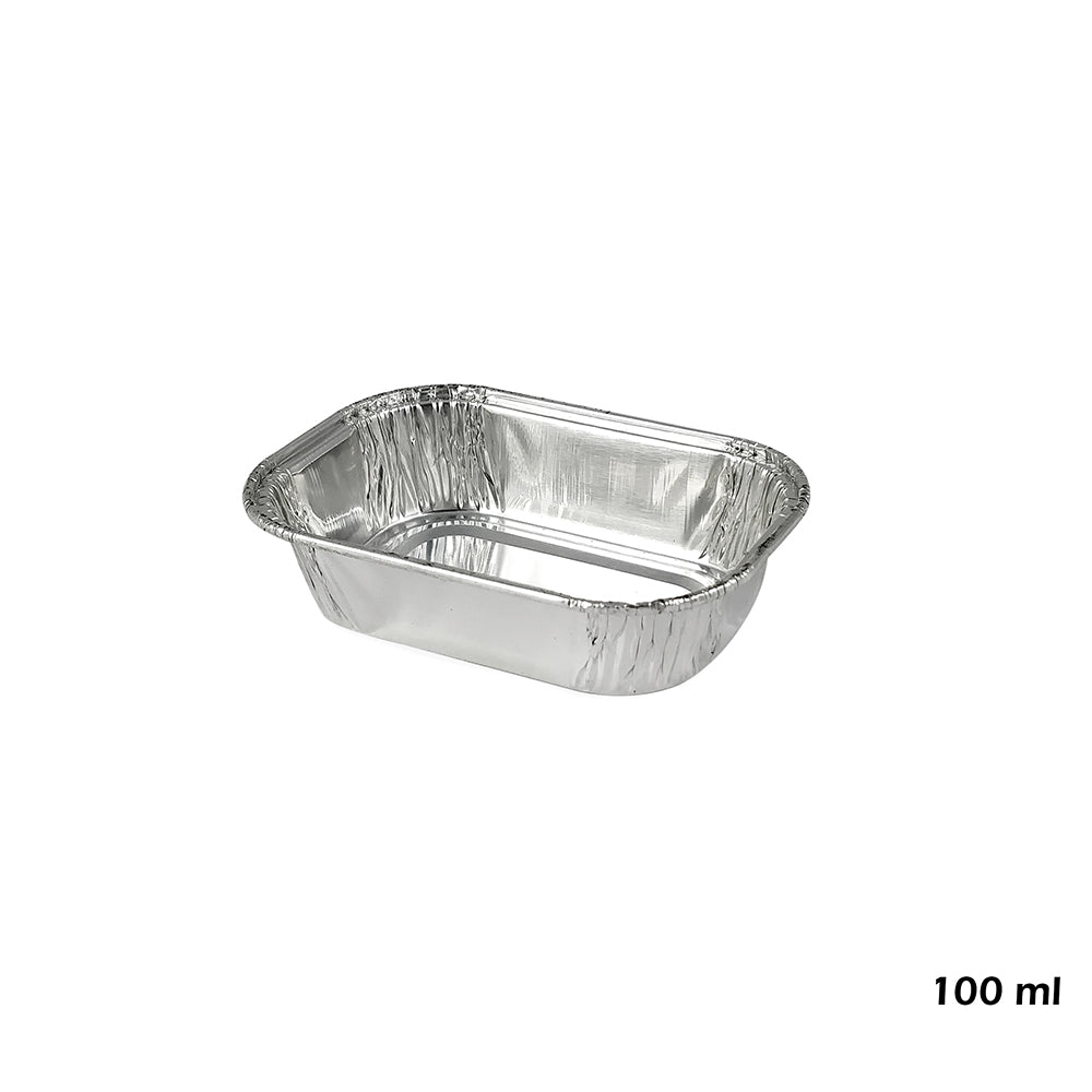 Claret Aluminium Food Container | 100 ml