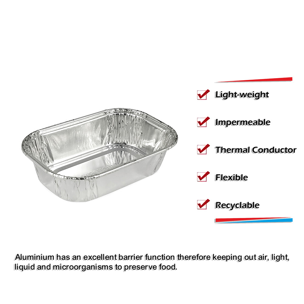 Claret Aluminium Food Container | 100 ml