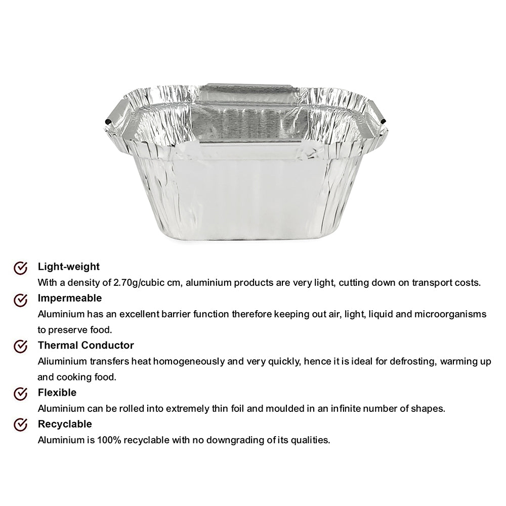 Claret Aluminium Food Container | 120 ml
