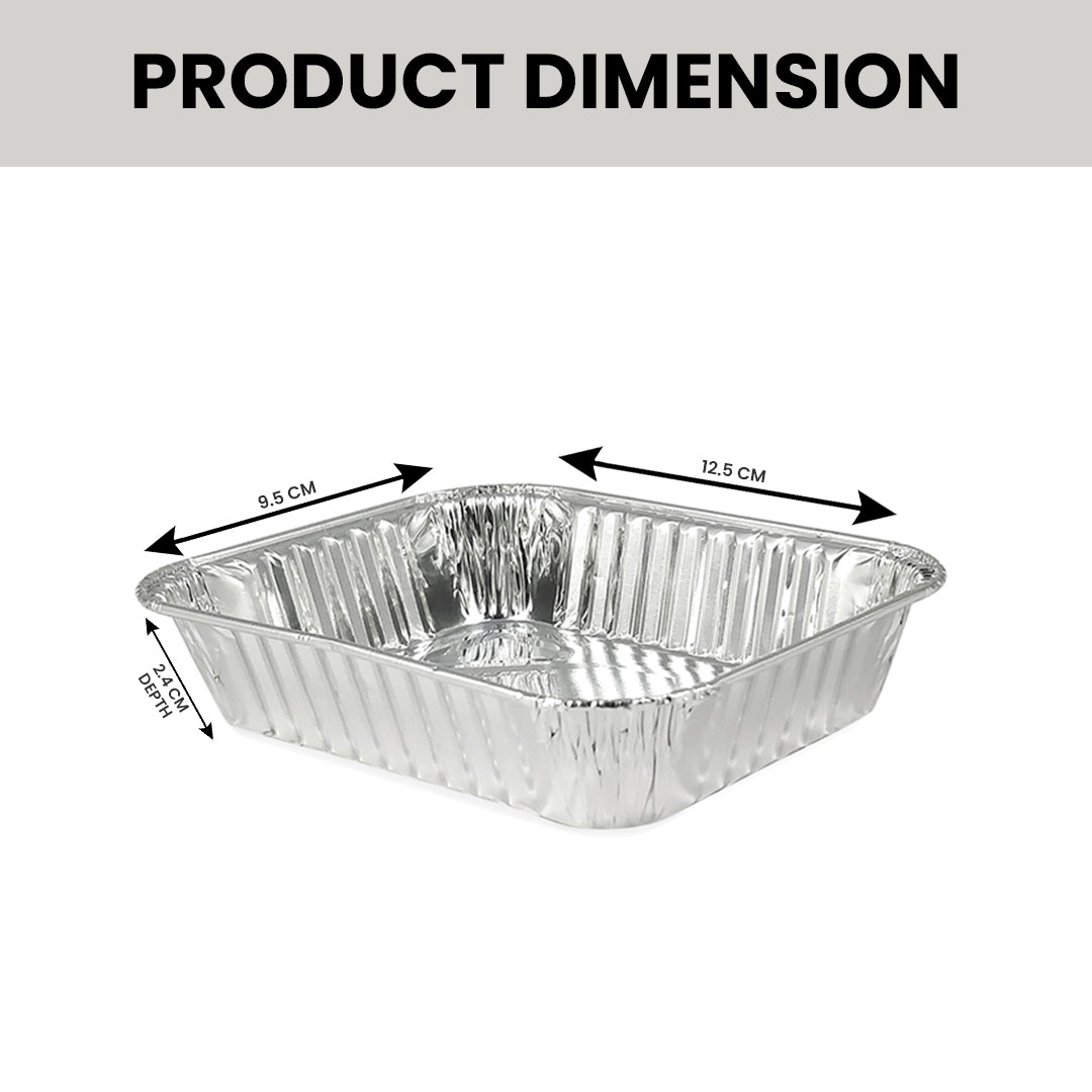 Claret Aluminium Food Container | 200 ml