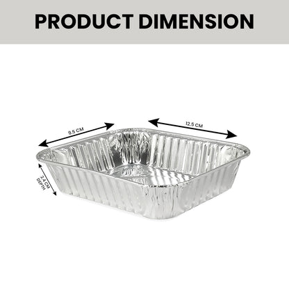 Claret Aluminium Food Container | 200 ml