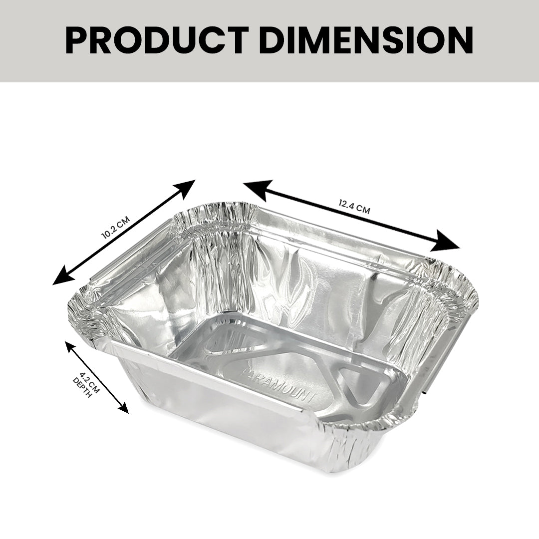 Claret Aluminium Food Container | 250 ml