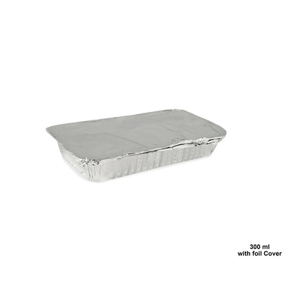 Claret Aluminium Food Container | 300 ml