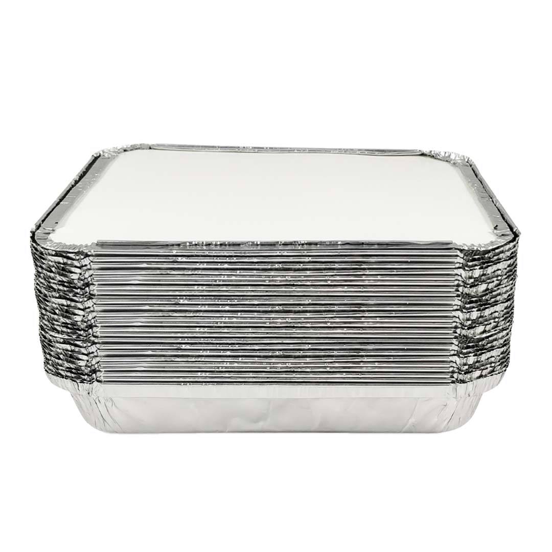 Claret Aluminium Food Container | 3 Compartment | 820 ml